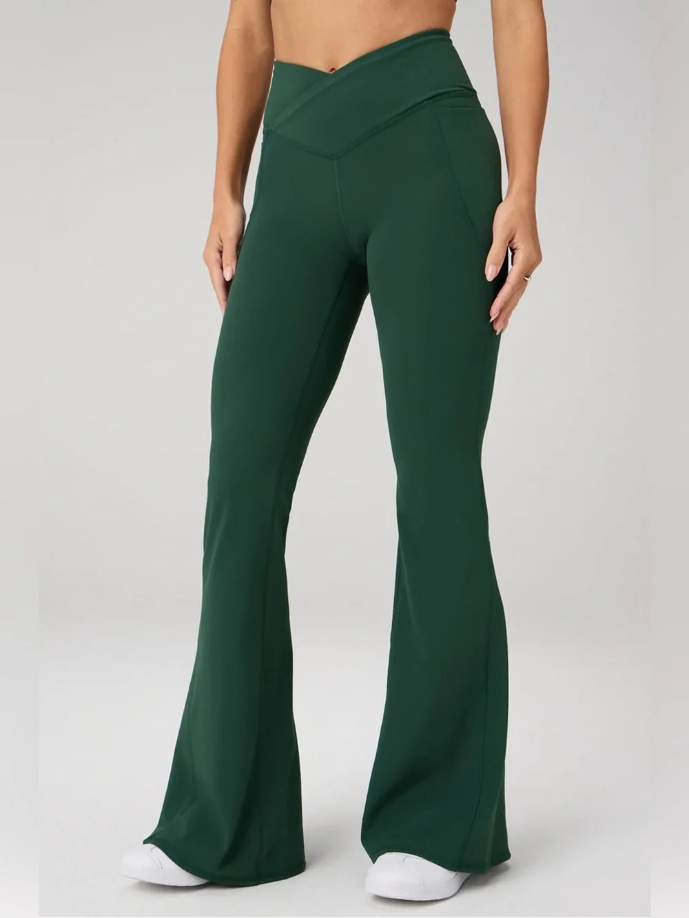 Fabletics Oasis PureLuxe High-Waisted Crossover Flare